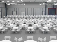 Eyeline view from centre of room looking West